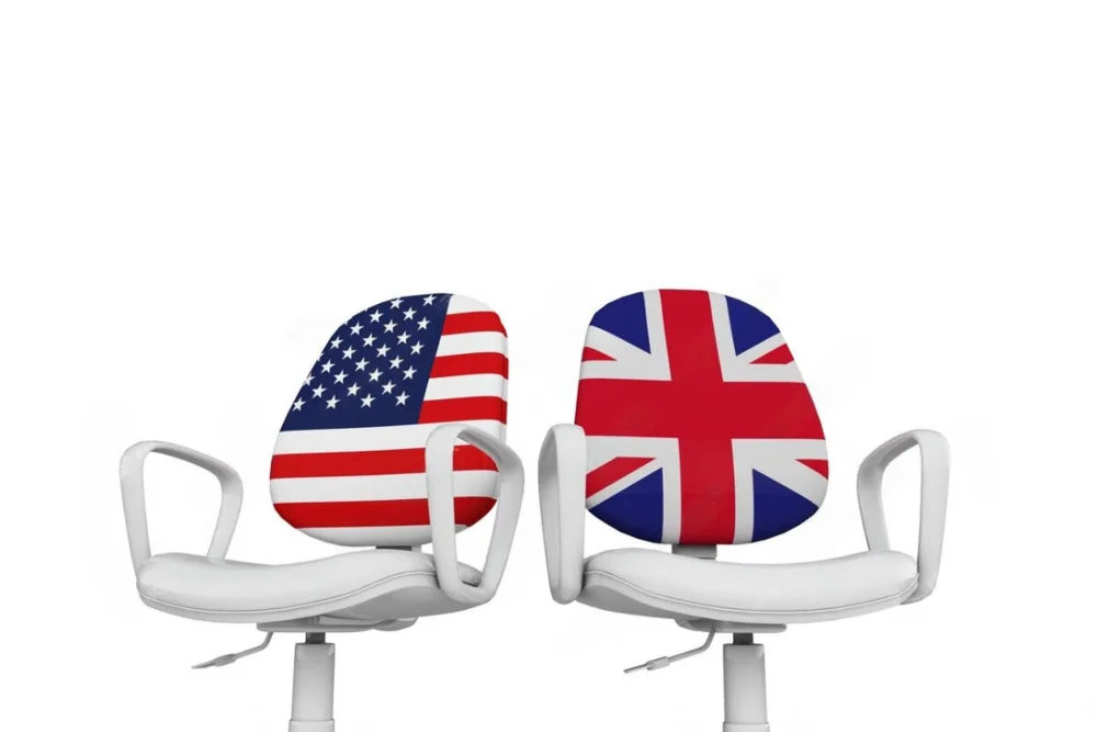 Diferencias entre el inglés británico y americano